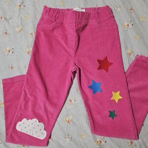 Boden Pink Star and Cloud Kids Pants